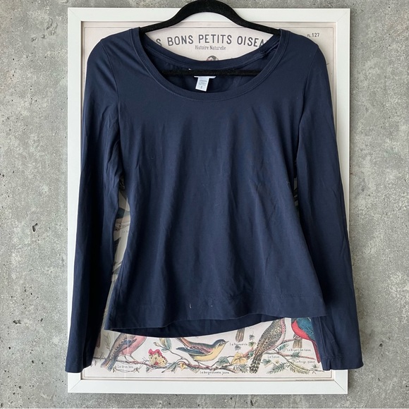 ❤️ATHLETA Outbound Scoop-Neck Top Navy - Picture 3 of 5